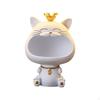 Cat Figurine Resin Sculpture Statue Crafts Key Storage Box for Desktop Decoration Gift
