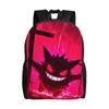 Fashion Pokemon Halloween Gengar Backpack Daypack  Mochila School Large Capacity Rucksack
