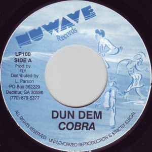 7inch Record MAD COBRA - Dun Dem LP100 Nuwave Records Jamaica Reggae, Ska & Dub Used