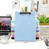 Durable Plastic A4 File Organizer with Clip, Large Capacity, Multi-Functional Document Holder for Students & Office Use