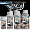 Polish Headlight Chemical Polishing Kit Headlight Liquid Polymer Repair Fluid Headlights Car Headlight Restoration Motorcycle