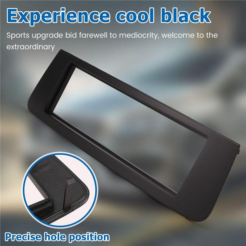 Portable Car Radio Fascia For BENZ B Class (W246)/A Class (W176) 2013-2015 Stereo DVD Frame Trim Surround Panel Install Bezel