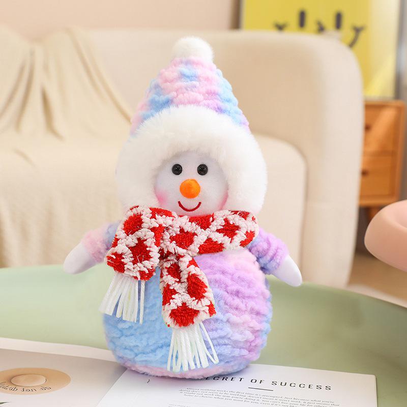Christmas Snowman Plush Doll Ornament