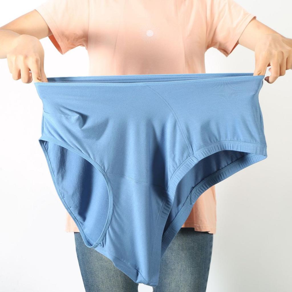 Men's High Waisted Triangle Underwear Middle-aged and Elderly Plus Size Underwear