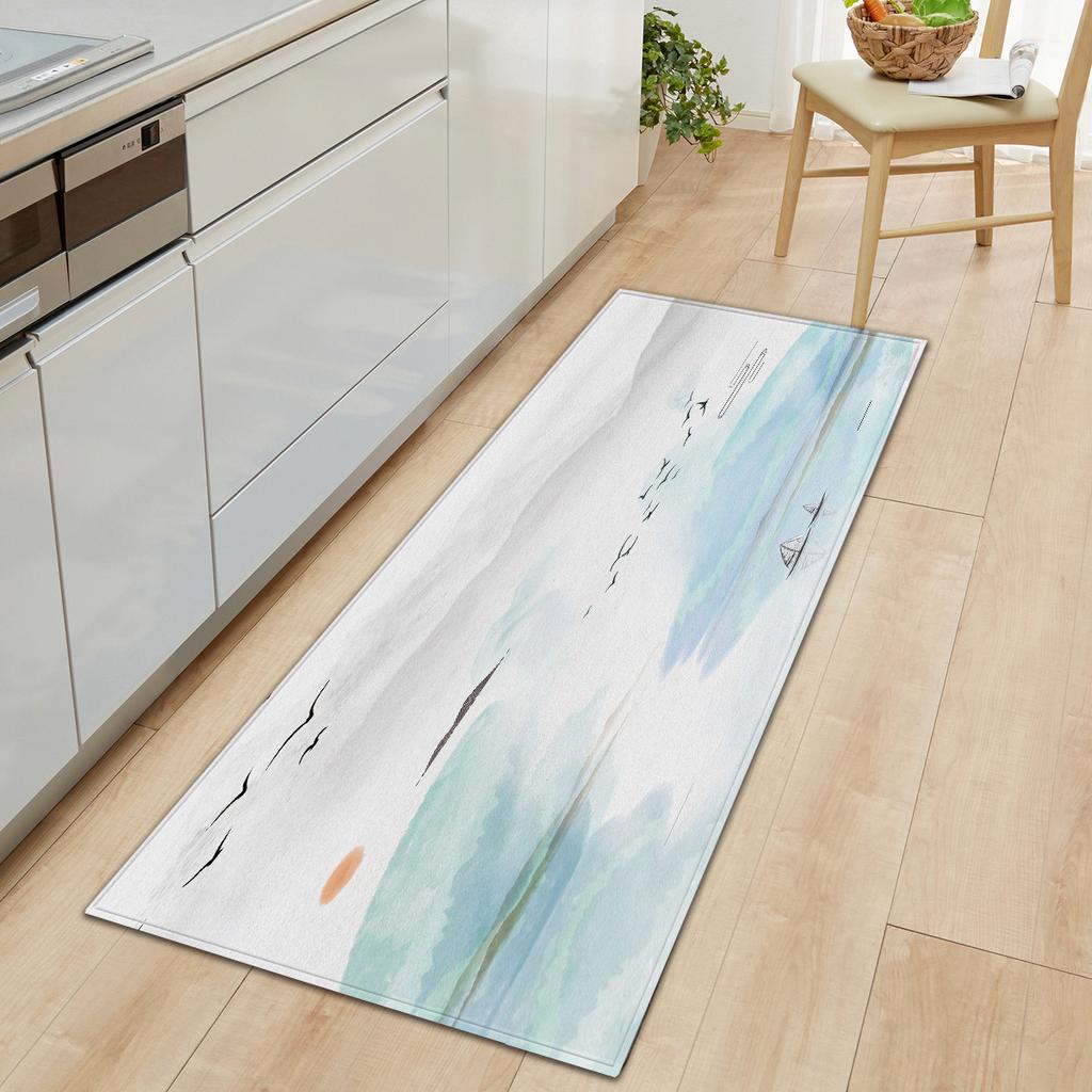 Kitchen Strip Gradual Change Floor Mat Doormat Carpet Floor Mat