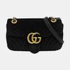 [Usato] Borsa a tracolla Marmont trapuntata in camoscio con logo e catena - Buono #WXJPY8