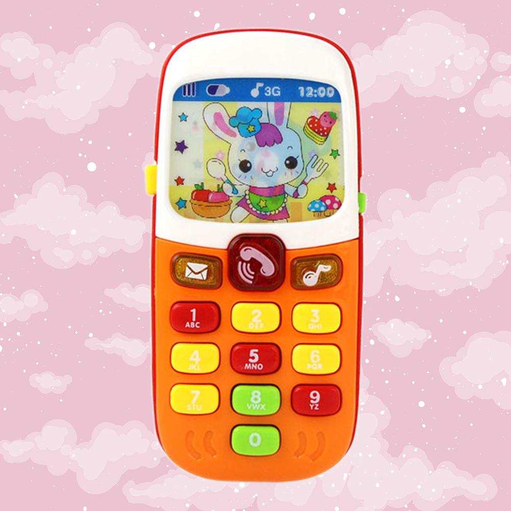 1pc Phone Toy Adorable Musical Creative Educational Funny Phone Toy for Baby Kids Infant