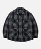 FRIZMWORKS Buffalo Check Shirt Jacket _ Black