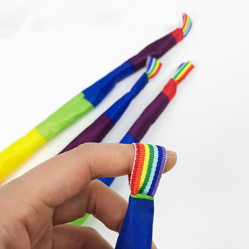 Children's Parent-child Interaction Hand Throwing Ribbon Rainbow Ball Outdoor Toys Sports Meteor Planet Sandbag Sensory Training