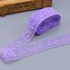 10 Iarde Nastro di Pizzo Bianco 4cm Guarnizione di Pizzo Ricamato Fai da Te per Cucito Decorazione Tessuto di Pizzo Africano Applicazione di Pizzo