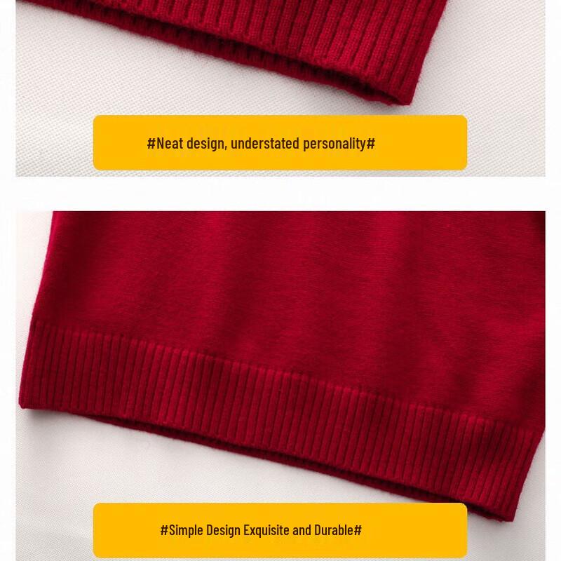 Snoopy Men's Color-Blocked Warm Knit Sweater