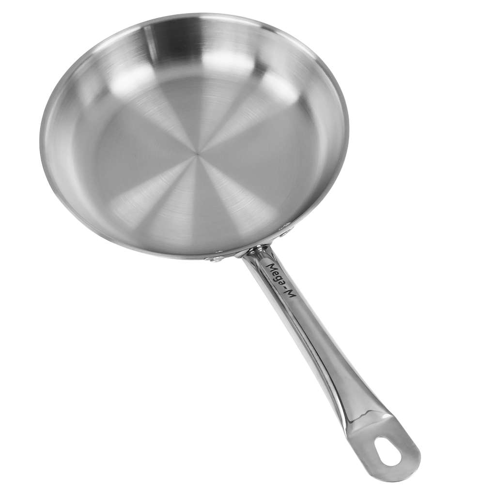 Mega-M Stainless Steel Frying Pan, Diameter 24 Cm N