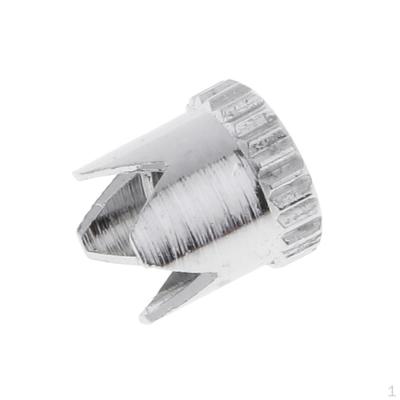 Airbrush Crown Needle Cap Air Brush Machine Accessories Part Supplies Silver