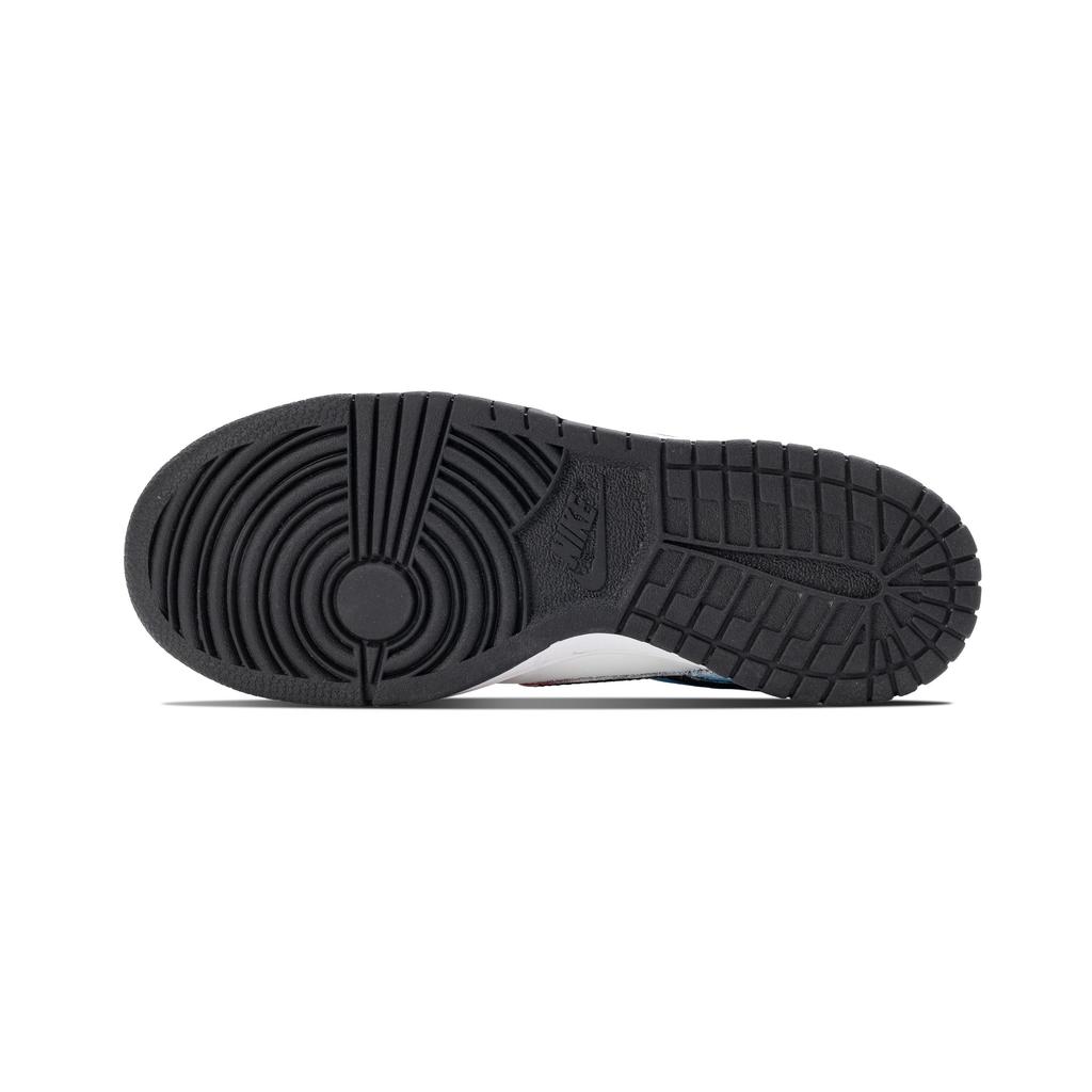 Nike Dunk Slip Resistant Abrasion Resistant Low Top Skateboard Shoes Unisex Red Blue HF5441-100(Team44-)