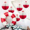 10Pieces Sophisticated Fishing Theme Parties Decors Honeycomb Balls for Tables and Hanging Ceiling Decorations