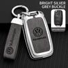 Car TPU Zinc Alloy Key Case Bag Car KeyChain Metal Key Shell For Volkswagen VW Polo Tiguan Golf 4 5 Jetta Beetle Scirocco Passat