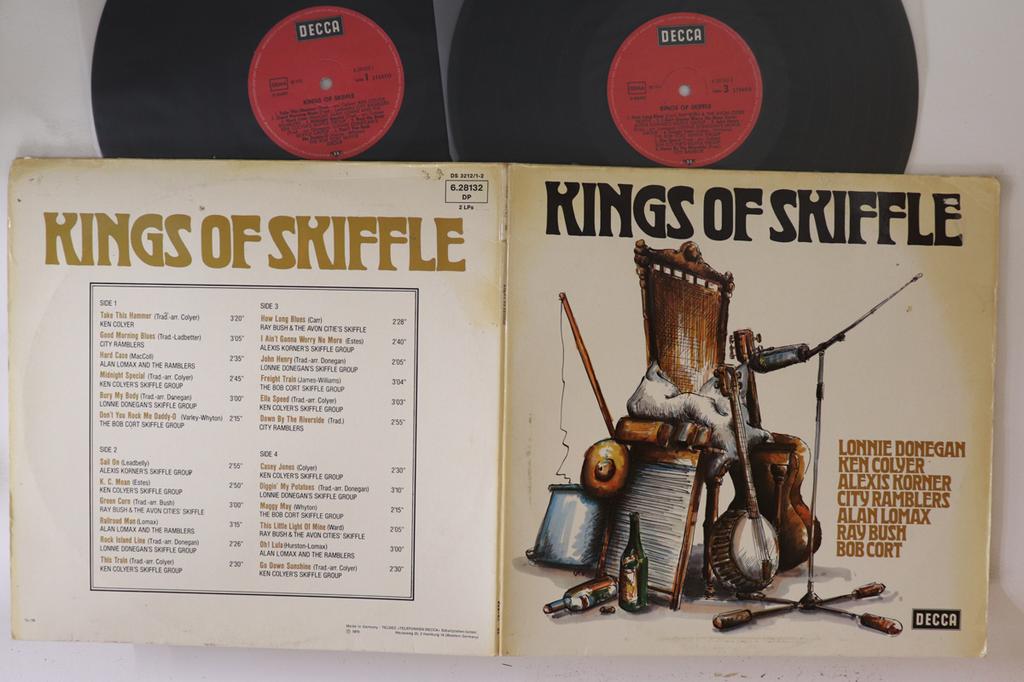 LP Record VARIOUS - Kings Of Skiffle 628132 DECCA 1976 Germany Folk Used