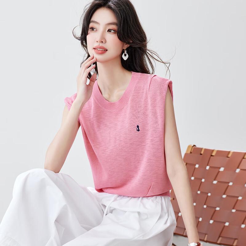 Women s Summer Thin Knit Sleeveless Tank Top M