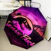 Jurassic Dinosaurs Adventure Umbrella Folding umbrella, automatic umbrella 8-Frame for Travel, camping Use Gift for Halloween Christmas