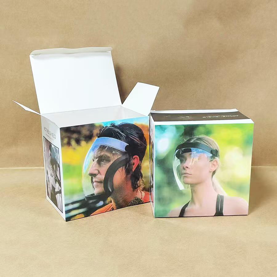 High-Definition Transparent Anti-Droplet Dustproof Protective Face Shield Goggles for Cycling