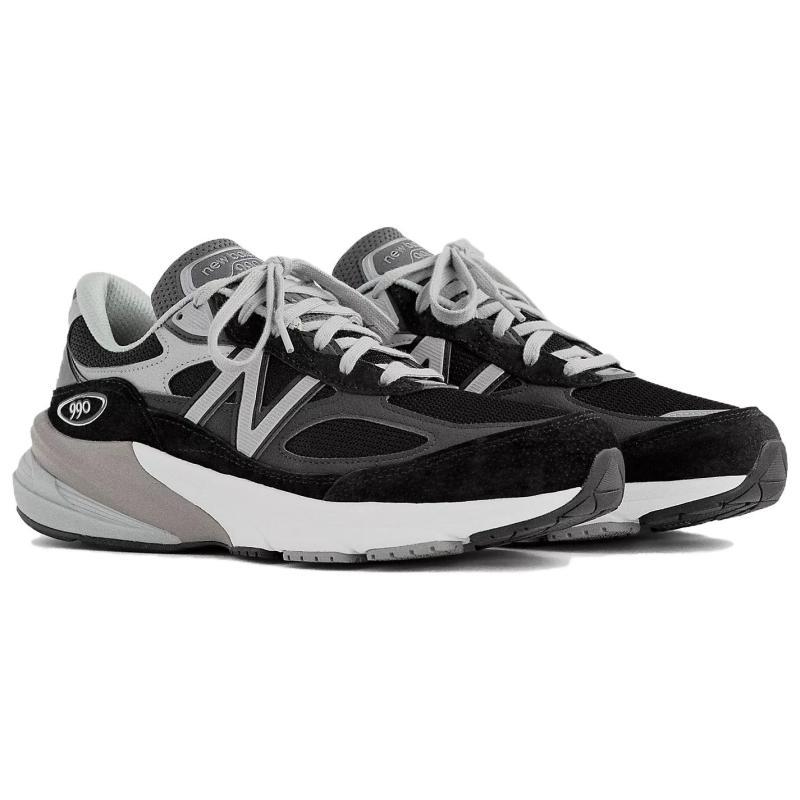New Balance 990v6 MiUSA Black Grey White Women's Sneakers W990BK6