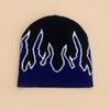 Skull Flame Spider Knit Beanie Men Women Winter Warm Hip Hop Hat