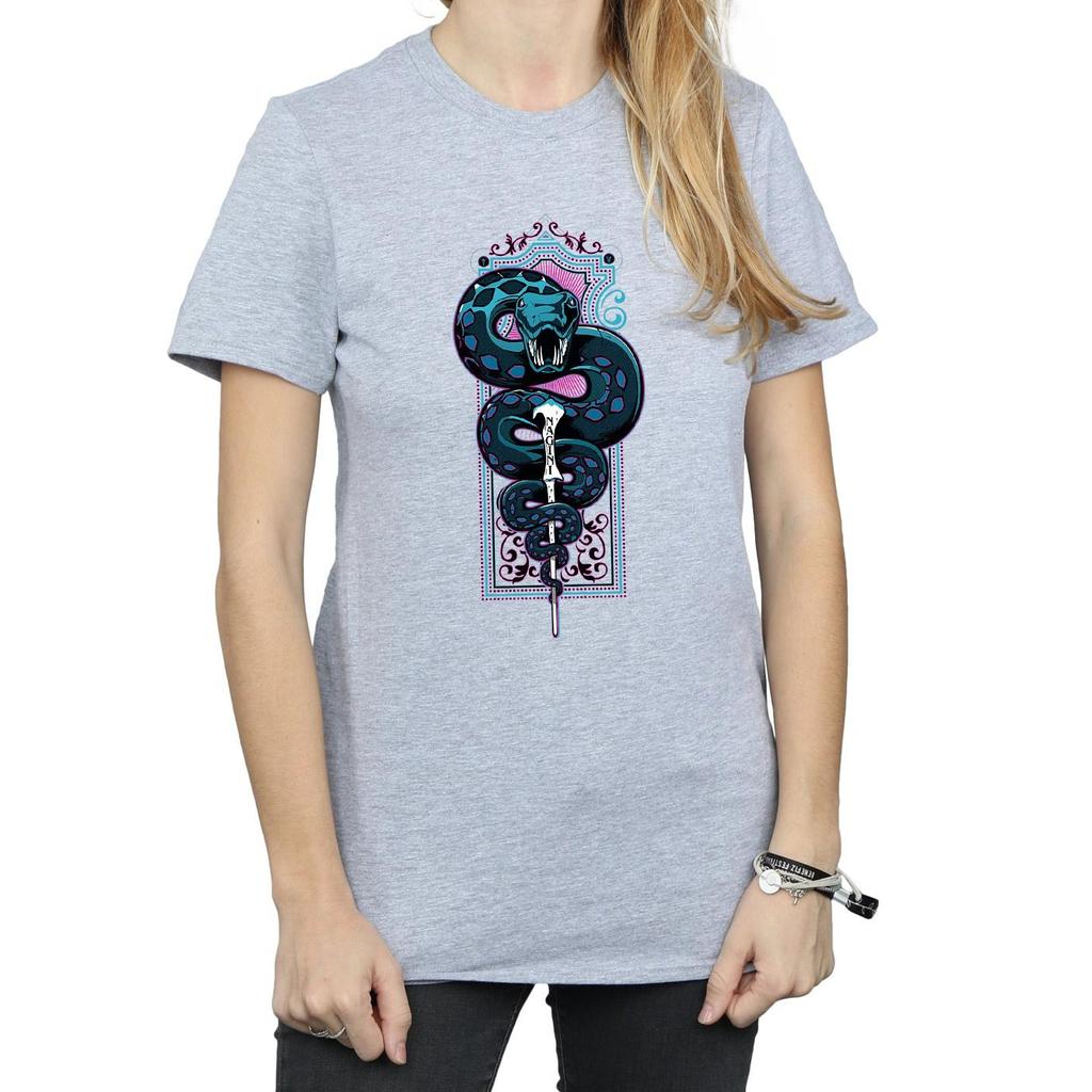 Harry Potter Womens/Ladies Neon Nagini Cotton Boyfriend T-Shirt