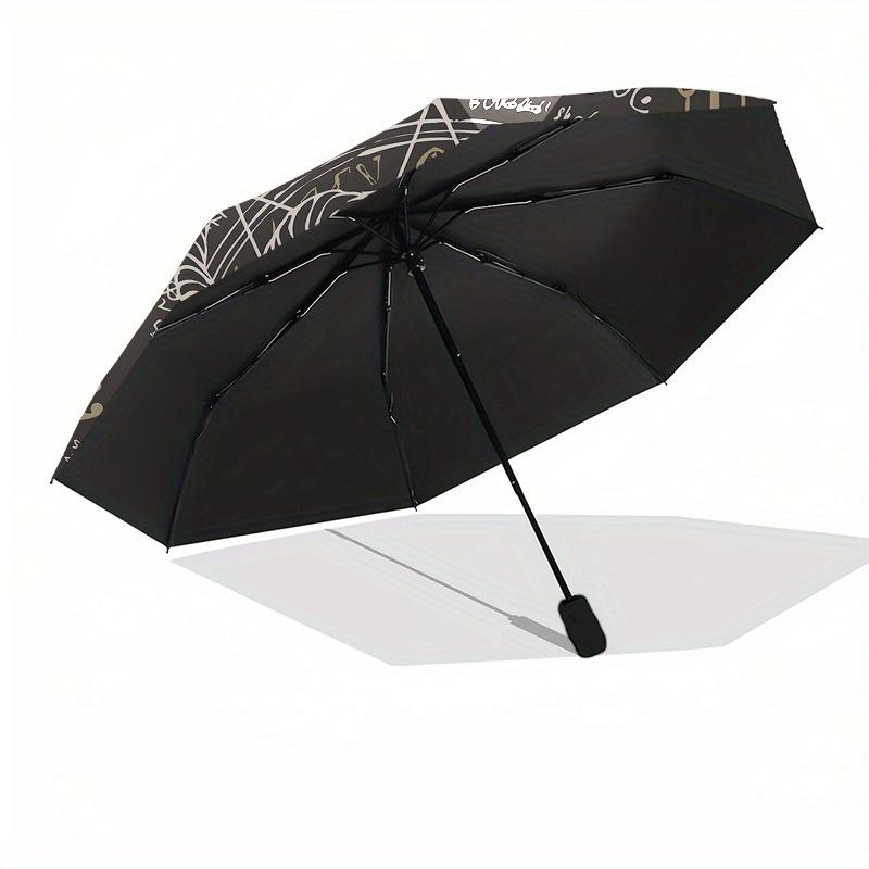 Occult Goat Head Symbol Tapestry Wall HangingUmbrella, Portable 3-Fold Compact Umbrella,Christmas Gift ES505