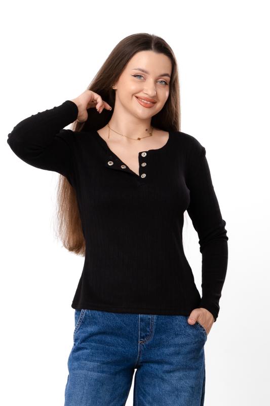 Women's Ribbed Angora Long Sleeve – Cozy Soft Knit Top, Demi-season 8455-088 HC