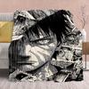 Naruto Anime Flanelová deka - Měkká teplá ideální na pohovku, do postele, na kempování, cestování, do kanceláře, domácí dekorace -QJY