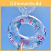 Transparent Mermaid Swim Ring Cartoon Pattern Pvc Thickness 0.20 Adult Inflatable Swim Ring