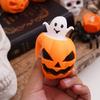 Creepy Pumpkin Pinch Toy 12Pcs Pop-up Ghost Squeeze Toy Stress Relief Head Sensory Halloween Toys Fidget for Party Favors Set