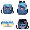 Disney Lilo Stitch Backpack High-capacity Travel Bag For Kids Boys Girls Daily Use