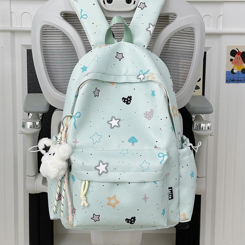 Schoolbag High-value Schoolbag Large Capacity Korean Version of Junior High School Students Female College Students Backpack Ins Wind High School