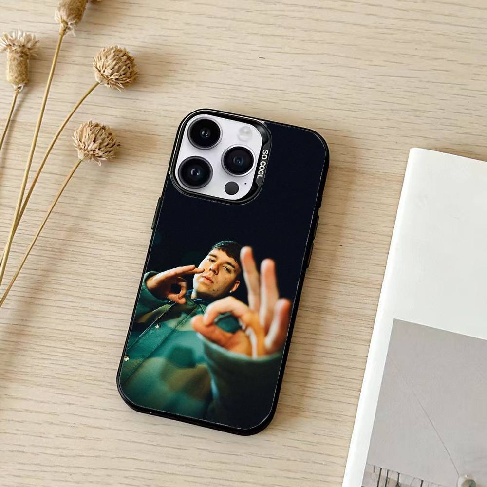 Rapper Q-Quevedo Phone Case For iPhone 17,16,15,14,13,12,11,Pro Max,Plus Candy Silver Cover
