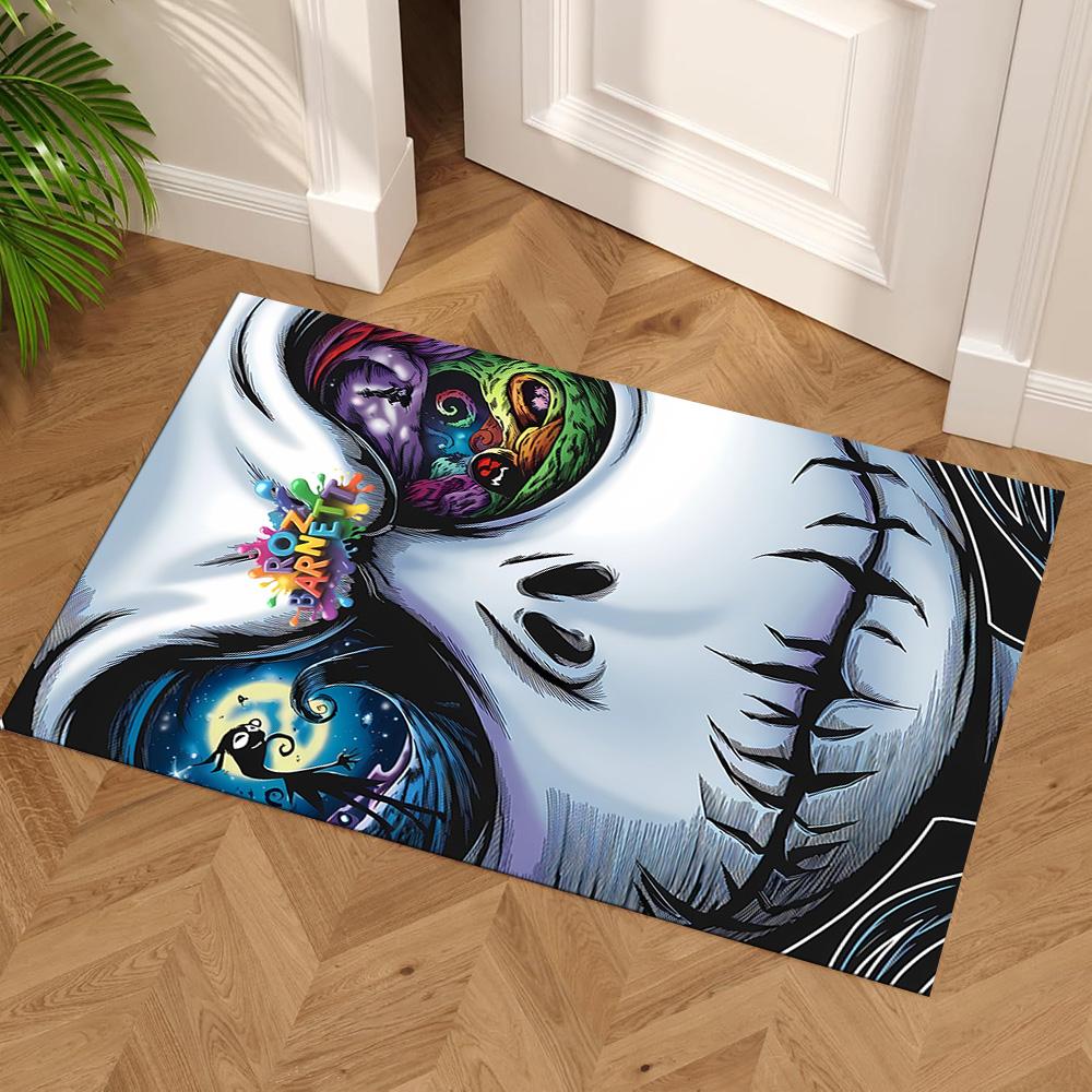 Jack Skellington Area Rug Perfect for Foyer Game Room Outdoor Study room Anti-slip Rug Anime Office Decor Perfect Gift for Friends & Family