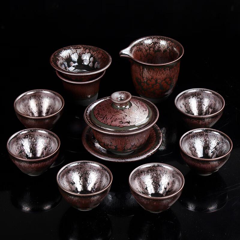 Handun Red Lotus Jian Zhan Kung Fu Tea Set