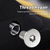 M3-M12 Stainless Steel Thread Insert Spiral Thread Repair Kit Screw Coiled Wire Helical Thread Repair Nuts Screw Bushing Sleeve
