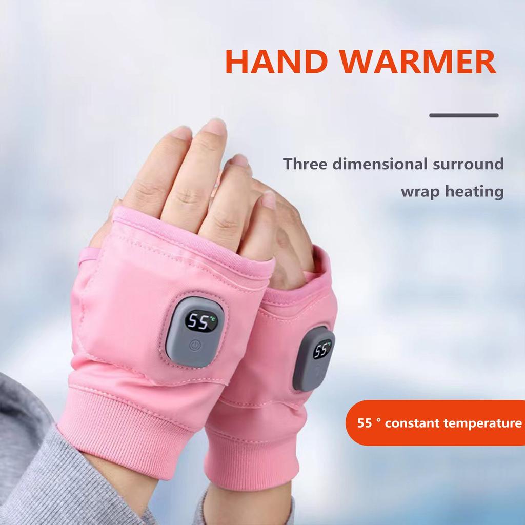 Winter Heated Gloves USB Rechargeable Smart Electric Heated Gloves Gaming Outdoor Warm Heating Gloves