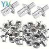 10-100PCS Aluminum Hammer Drive Rivets with Dome Head and Split Mandrel for Secure Fastening In Metal and Plastic Materials