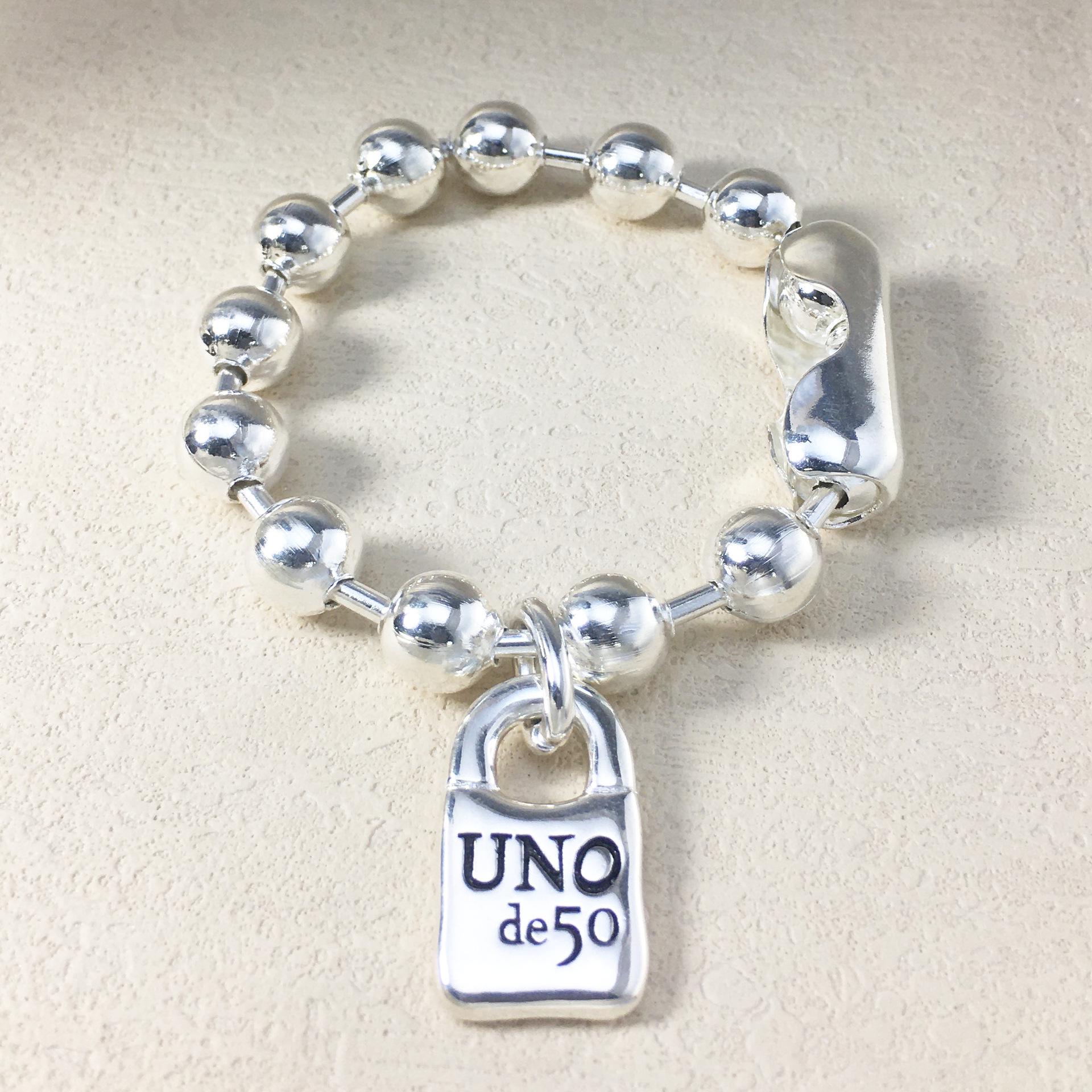 2024 UNOde50 Chic Geometric Bracelet for Women - Romantic Jewelry Gift