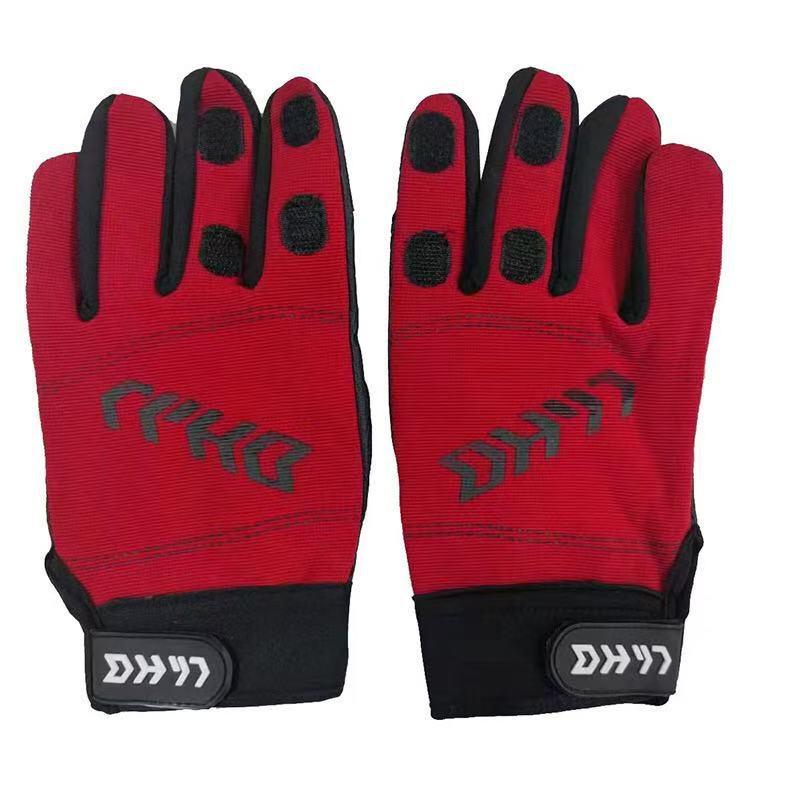 Convertible Three-Finger Warm Fishing and Outdoor Gloves with Velvet Lining for Winter Protection