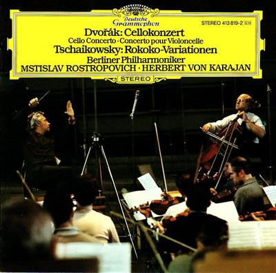 CD DVORAK, TSCHAIKOWSKI, ROSTROPOWITSCH;  - Cellokonzert  4138192 Deutsche Grammo 1996 Deutschland Klassisch Gebraucht