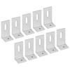 Aluminum Alloy 90 Degree Solar Panel Moun===========ket  For RV Boat Off Grid Roof Rail Cross Interconnects Solar Panel Bracke
