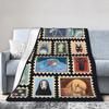 Susuwatari Soot Sprites M-Mononoked Blankets Fleece All Season Aways Princessed Super Warm Throw Blankets for Bed Bedroom