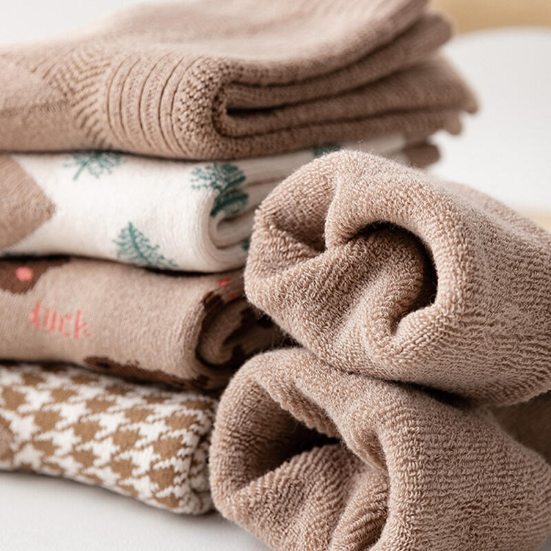 5 Pairs of Jea Winter Women's Fleece Warm Socks