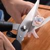 Strong Thicken Poultry Chicken Bone Cutter Stainless Steel Kitchen Scissors Meat Shear Vegetables Cutter