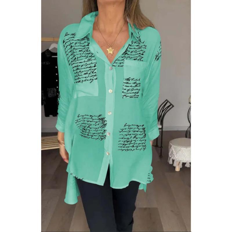 BFCCQB Moda damă ocazional toamnă iarnă mânecă lungă cu gât POLO Bluze și cămăși