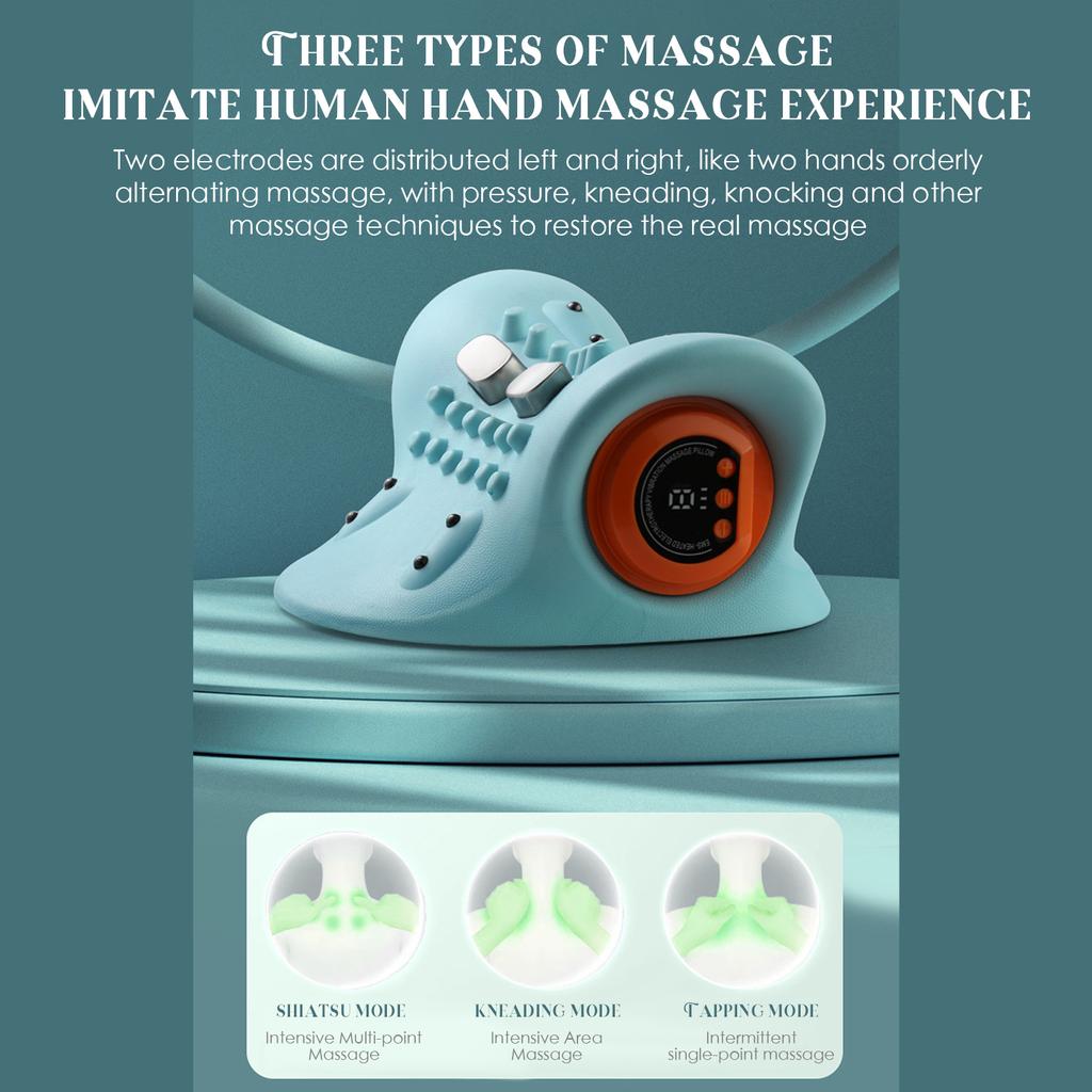 Electric Muscle Stimulation Neck Massager Cordless Kneading for Pain Relief Deep Tissue 6