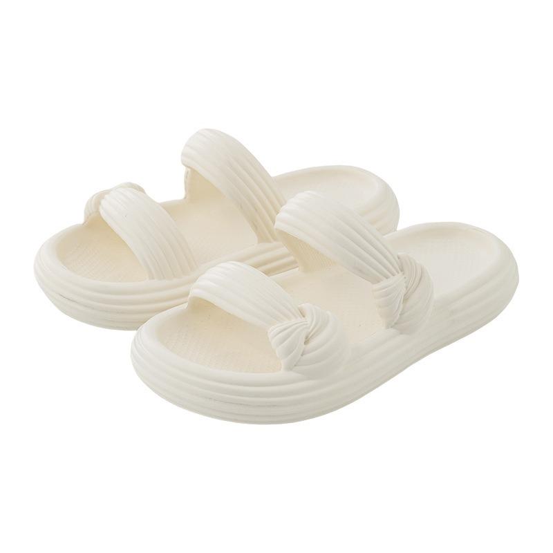 Cool Slippers Women's Summer Indoor Home Bathroom Bath Non-slip Fashionable Versatile Thick Bottom Breathable Slippers Women's